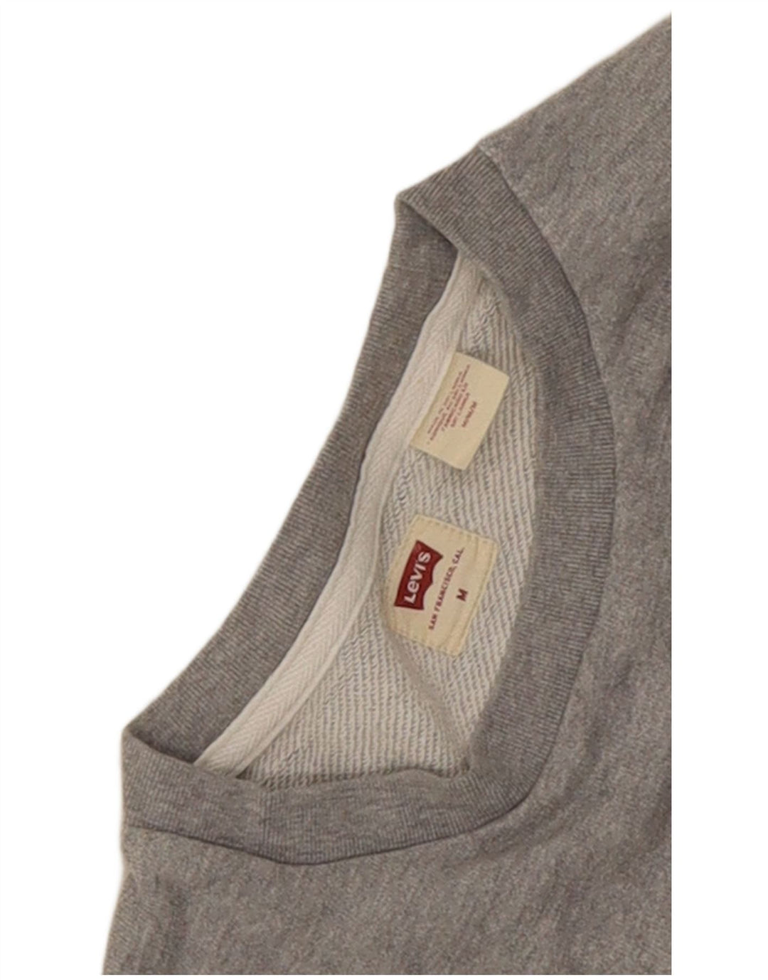 Мужской джемпер с рисунком Levi's, средний серый в крапинку
