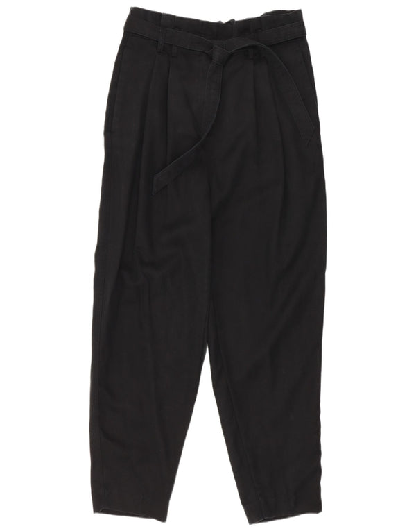 Женские зауженные брюки-шаровары Marks & Spencer UK 12, средние W30 L26, черные