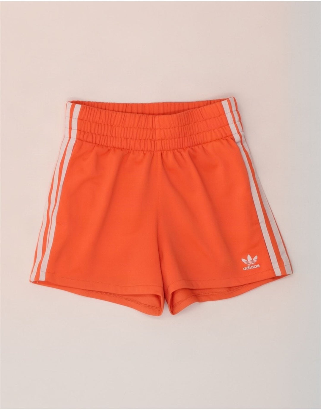 Женские спортивные шорты Adidas UK 10, маленькие оранжевые, полиэстер