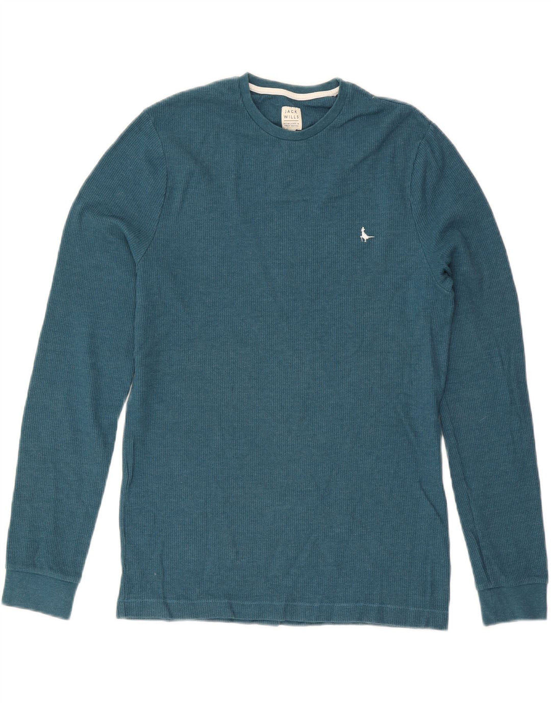 Мужской топ Jack Wills с длинным рукавом, маленький синий хлопок