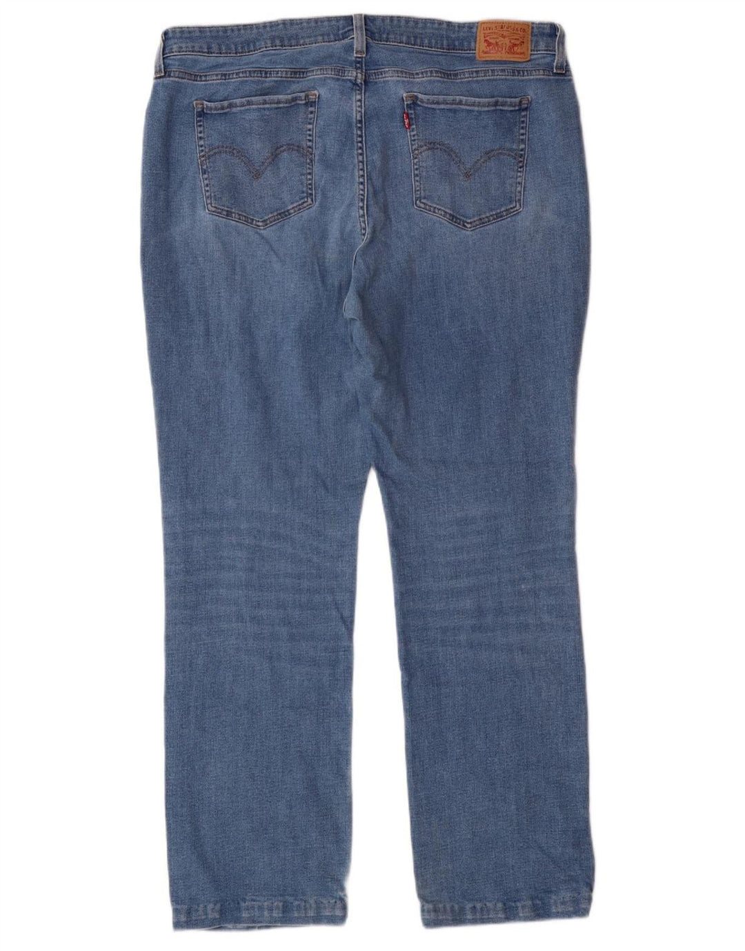 Женские прямые джинсы LEVI'S 414 Classic Fit США 20 3XL W40 L30 Синий хлопок