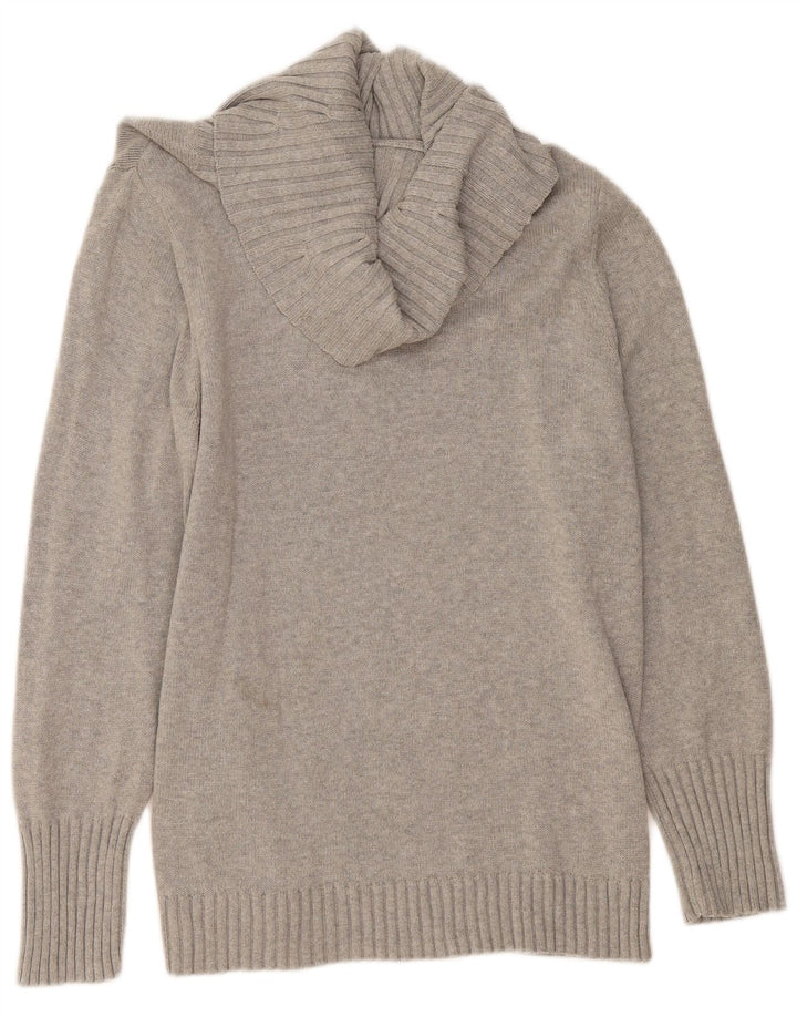 Женский свитер NAUTICA с высоким воротником, Великобритания 20, 2XL, серый хлопок