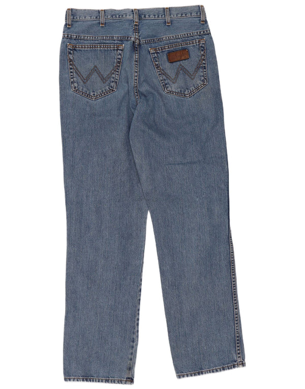 Мужские прямые джинсы Wrangler Ohio W34 L34, синий хлопок