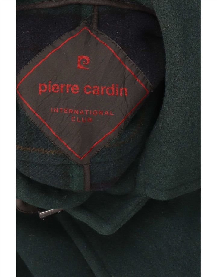 Мужской дафлкот с капюшоном Pierre Cardin IT 50, большой, зеленый, шерсть