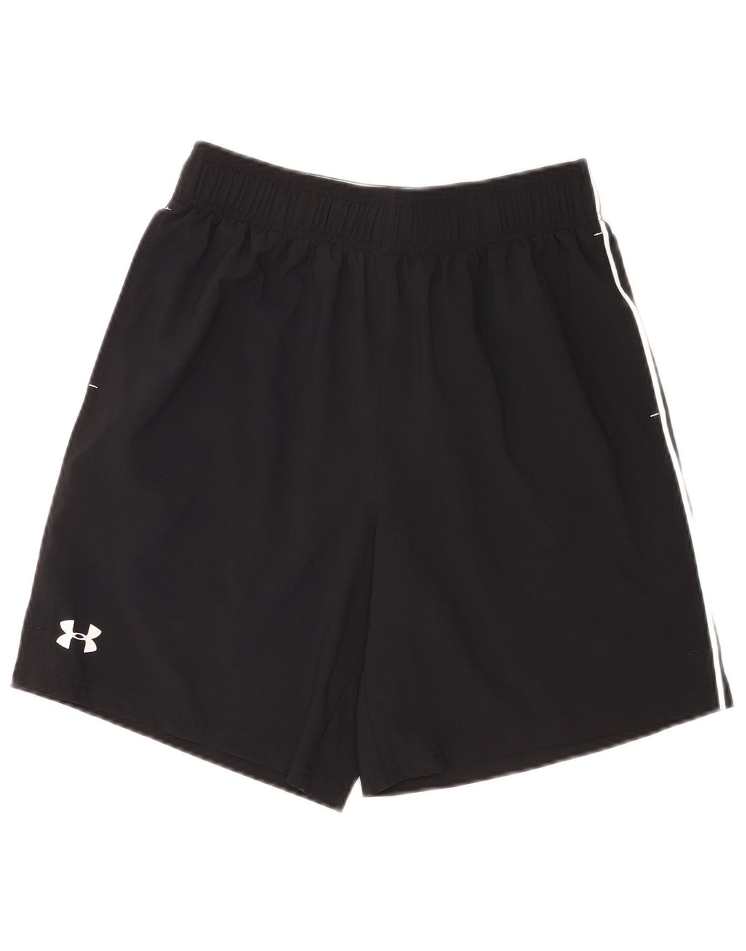Мужские спортивные шорты с рисунком Under Armour, средние черные