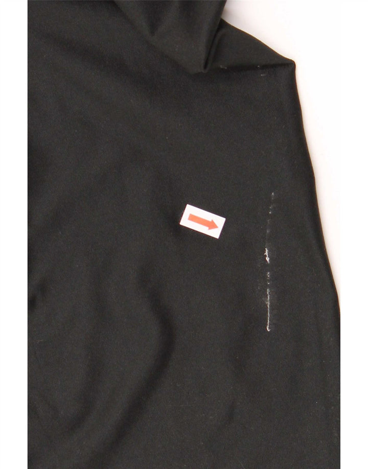 Женские леггинсы Nike Dri Fit UK 14, средний черный полиэстер
