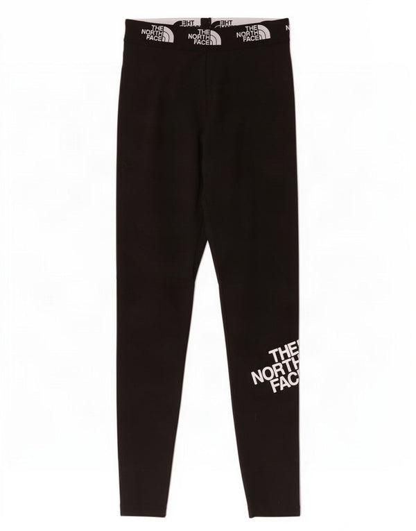Женские леггинсы с рисунком The North Face UK 4 XS, черный хлопок