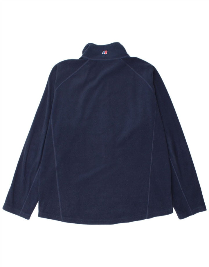 Мужская флисовая куртка Berghaus UK 40, большая темно-синяя, полиэстер