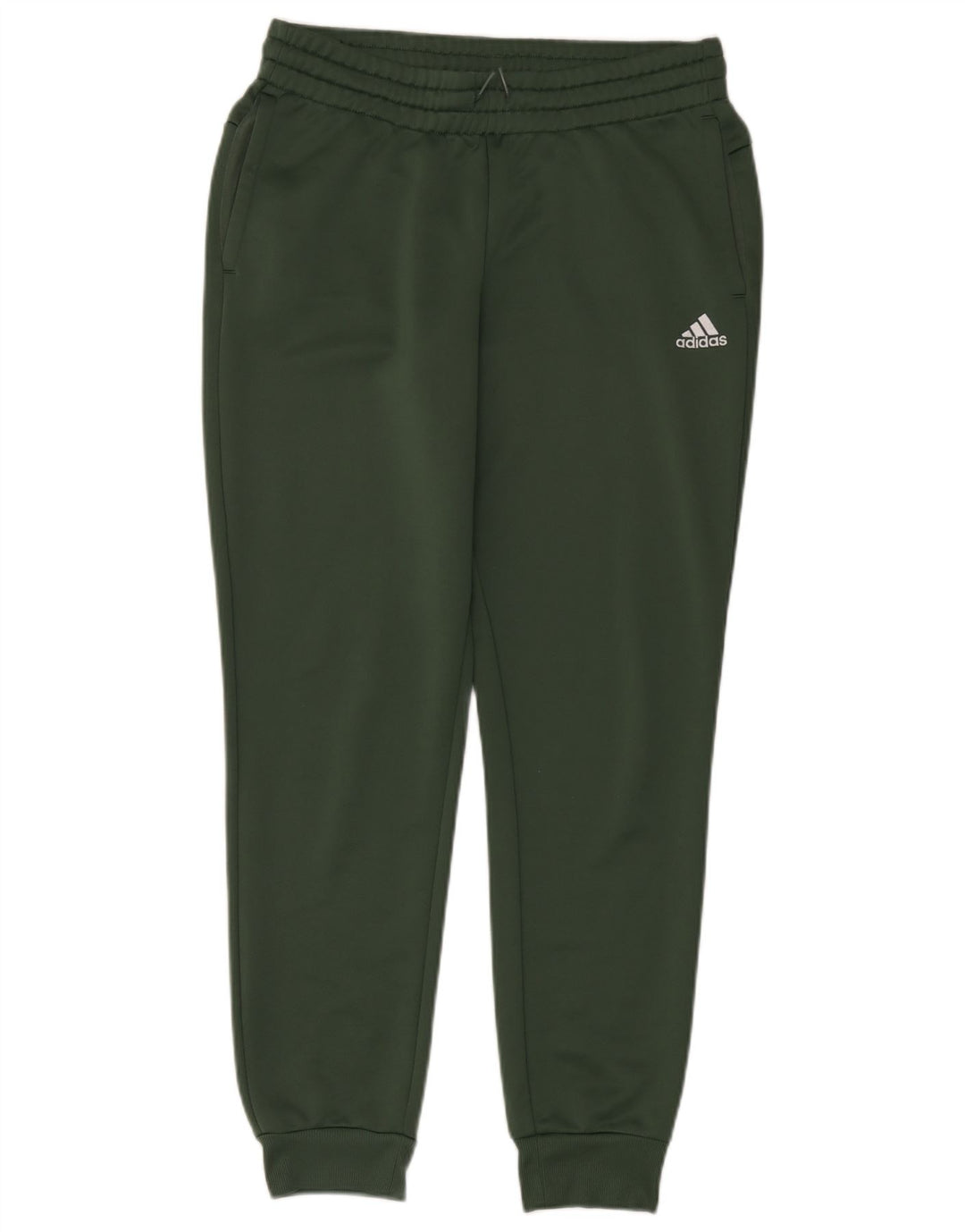 Мужские спортивные брюки Adidas Joggers UK 12/14, средний зеленый полиэстер