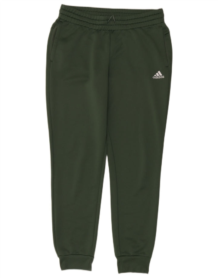 Мужские спортивные брюки Adidas Joggers UK 12/14, средний зеленый полиэстер