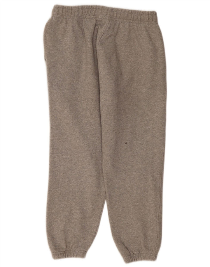 Женские спортивные брюки с графическим принтом Nike UK 12, хлопок среднего серого цвета