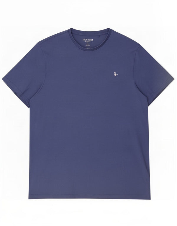 Мужская футболка классического кроя Jack Wills 2XL темно-синего цвета из хлопка