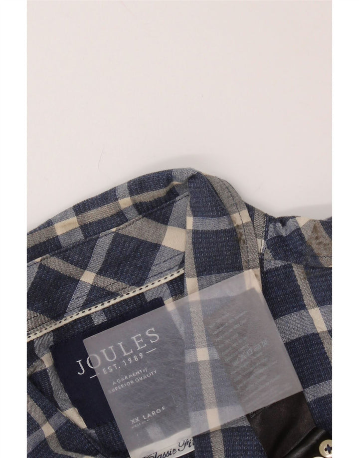 Мужская рубашка JOULES 2XL, темно-синяя клетка, хлопок