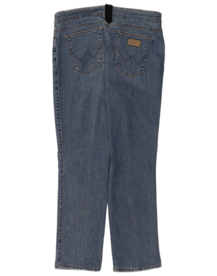 Женские прямые джинсы Wrangler W34 L28 синие, хлопок