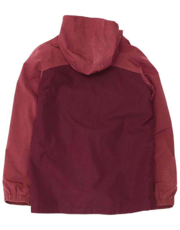 Berghaus Ветровка с капюшоном для девочек 12–13 лет Бордовый с цветными блоками