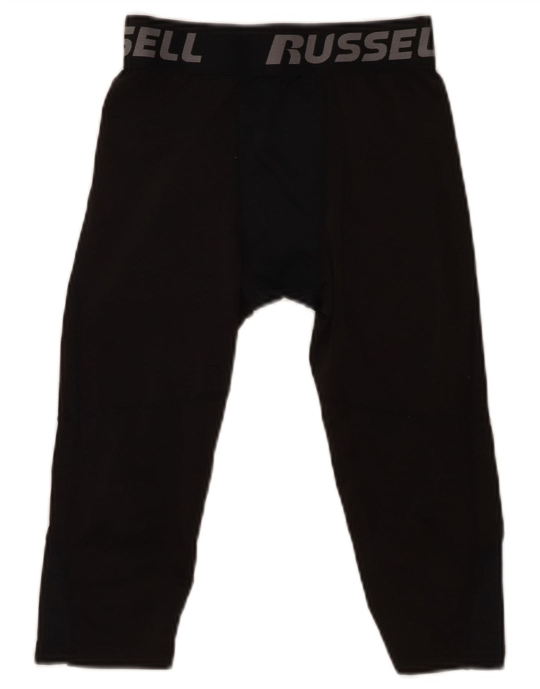 Леггинсы-капри с рисунком для мальчиков Russell Athletic, 10–11 лет, большие, черные