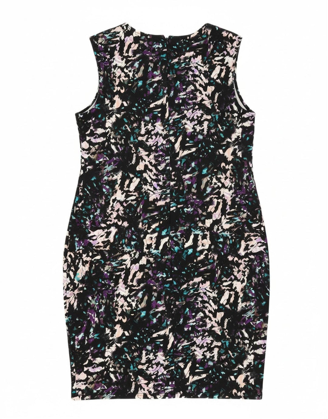 MOSSIMO Womens Abstract Pattern Sheath Dress UK 20 2XL Multicoloured