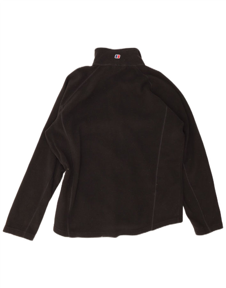 Мужская флисовая куртка BERGANS UK 38, средний черный полиэстер