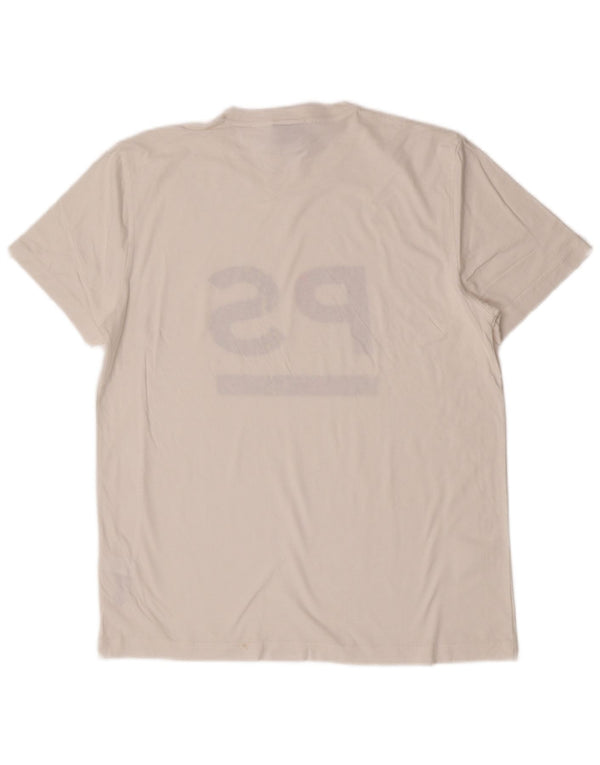 Женская футболка с рисунком Paul Smith Top UK 18 XL, белый хлопок