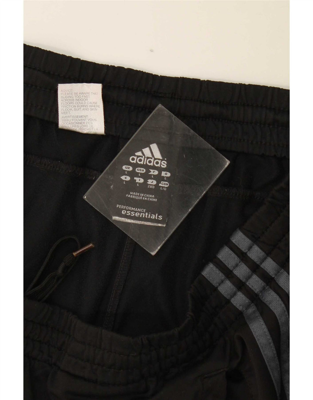 Мужские спортивные шорты Adidas, большие черные из полиэстера