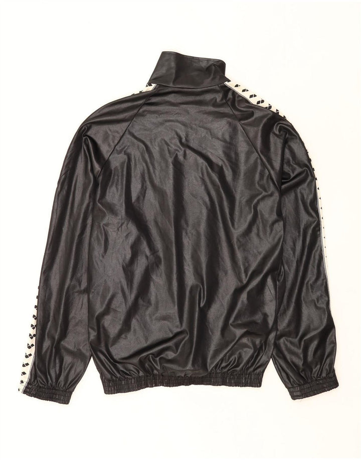 Мужской спортивный костюм Arena с графическим рисунком, верхняя куртка XL, черный полиэстер с цветными блоками