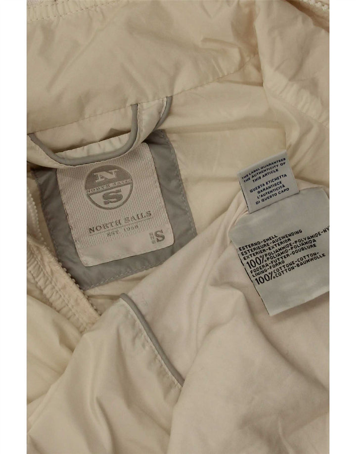 Женский бомбер North Sails UK 10, маленький, белый, полиамид