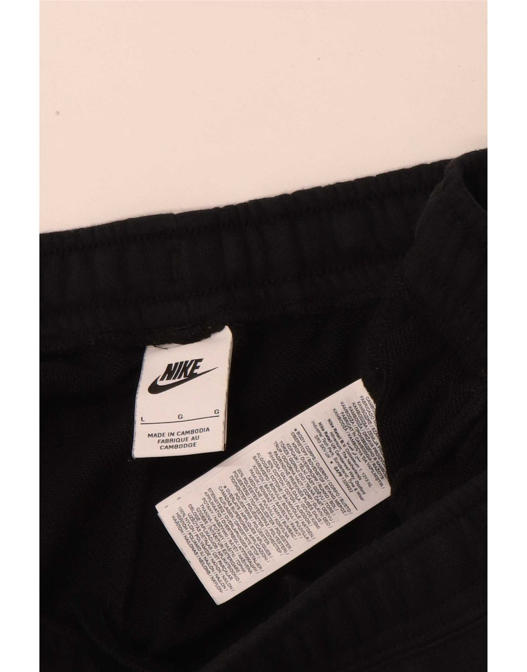 Мужские спортивные шорты с графическим рисунком Nike, большие черные хлопковые