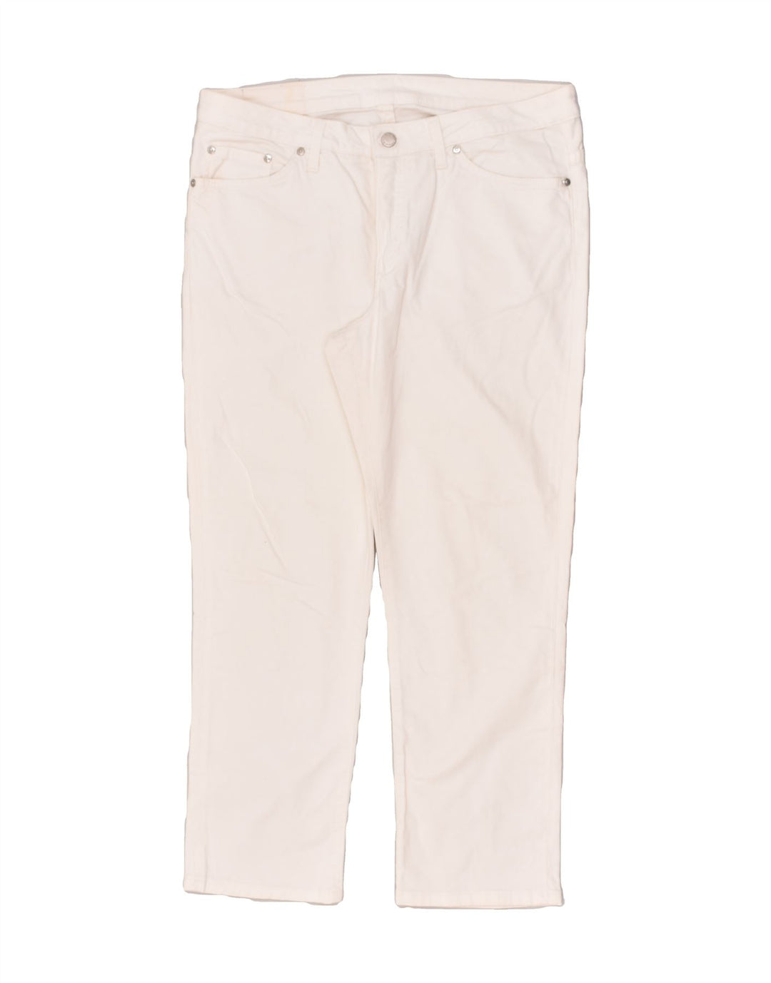 GANT Womens Loose Fit Straight Jeans W33 L26  White | Vintage Gant | Thrift | Second-Hand Gant | Used Clothing | Messina Hembry 