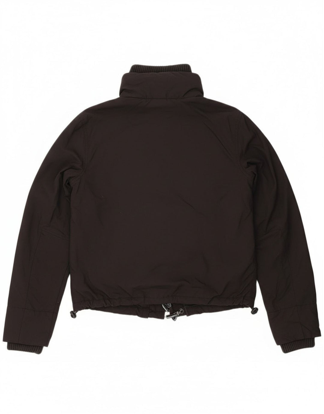 Женская дождевик с графическим рисунком Superdry UK 14, средний черный нейлон