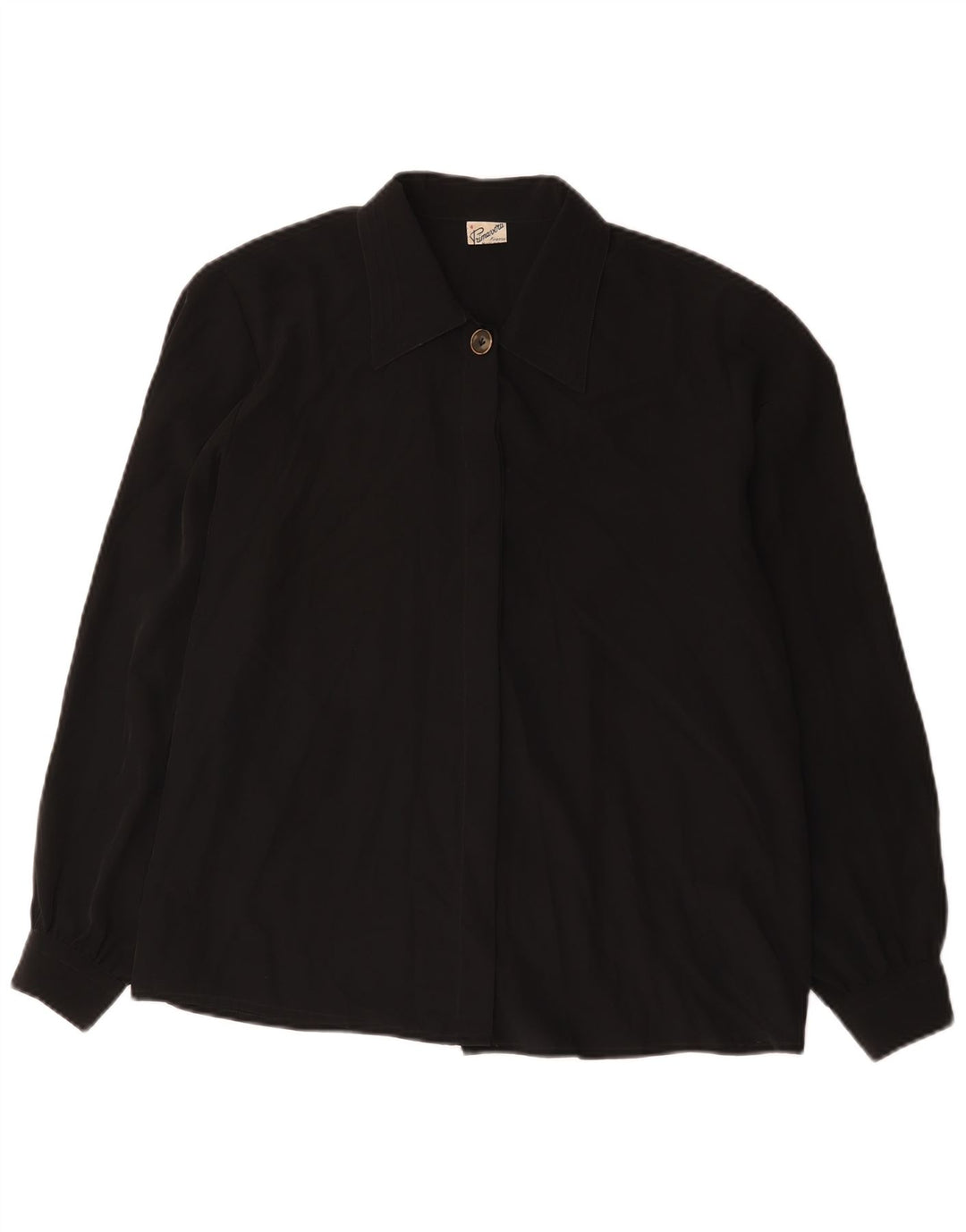 Женская блузка-рубашка Primavera Firenze UK 18 XL, черный полиэстер