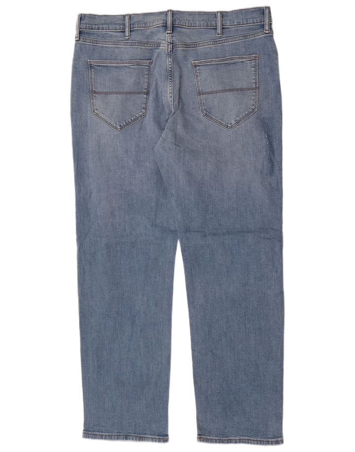 Мужские короткие прямые джинсы Marks & Spencer W36 L29 синие, хлопок