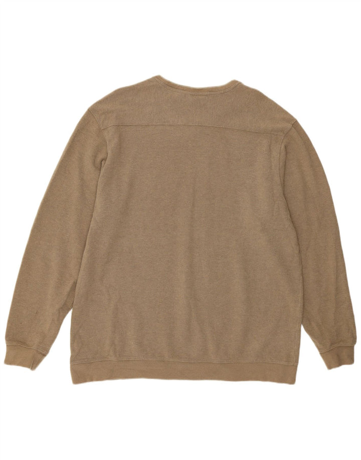 Мужской топ L.L.Bean с длинным рукавом XL, бежевый хлопок