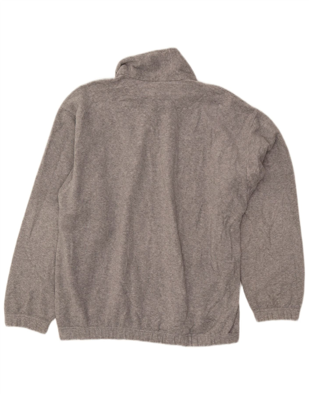 Мужской флисовый джемпер с воротником на молнии SERGIO TACCHINI, большой серый