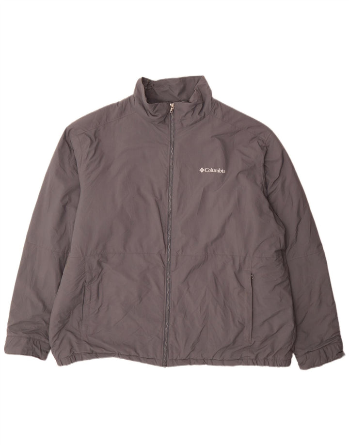 Мужская ветровка Columbia UK 44 2XL Серый нейлон