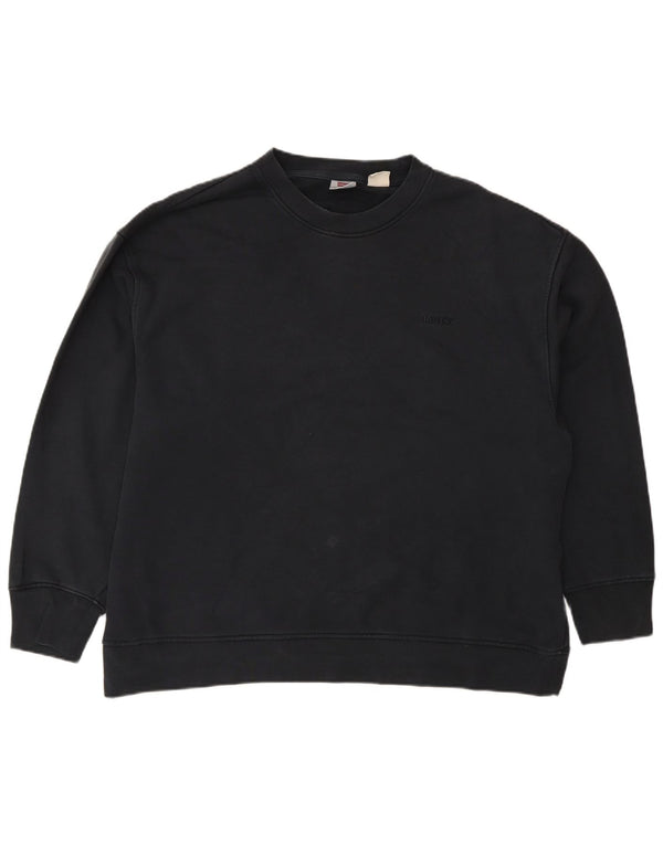 Свитшот свободного кроя Levi's для мальчиков, 14–15 лет, XL, темно-синий, хлопок