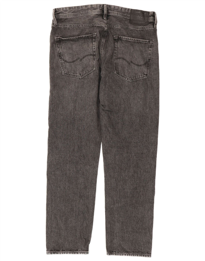 Мужские прямые джинсы Jack & Jones W32 L32, серый хлопок