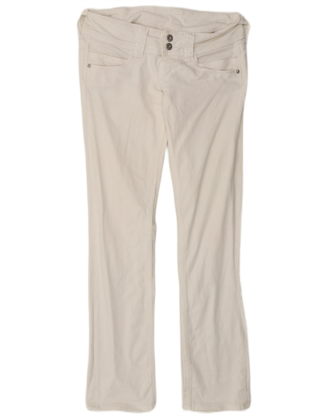 PEPE Jeans Женские Venus Slim W28 L32 Белый хлопок