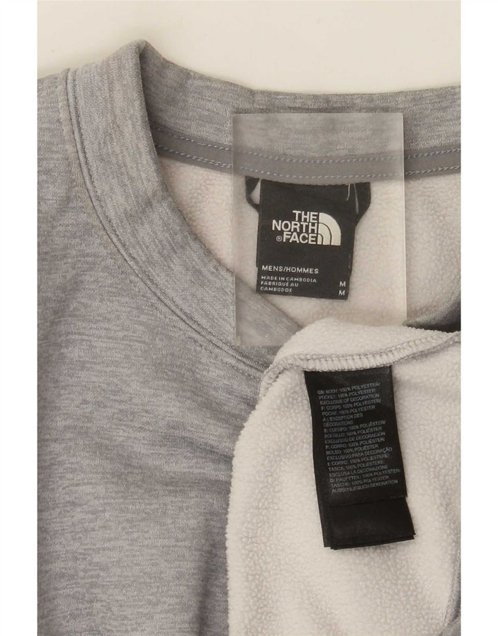 Мужской свитшот The North Face, средний серый полиэстер с крапинками