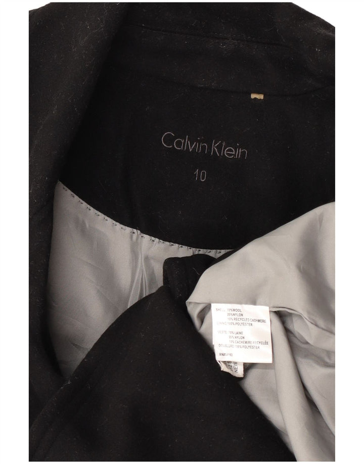 Женское бушлат Calvin Klein, США 10, большой размер, черная шерсть