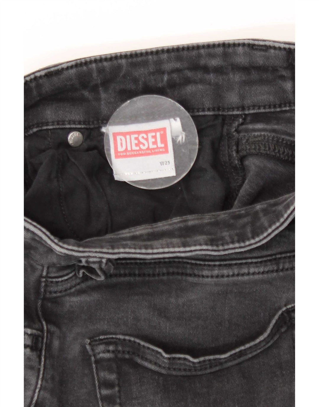 Женские джинсы скинни Diesel W25 L30 Серые