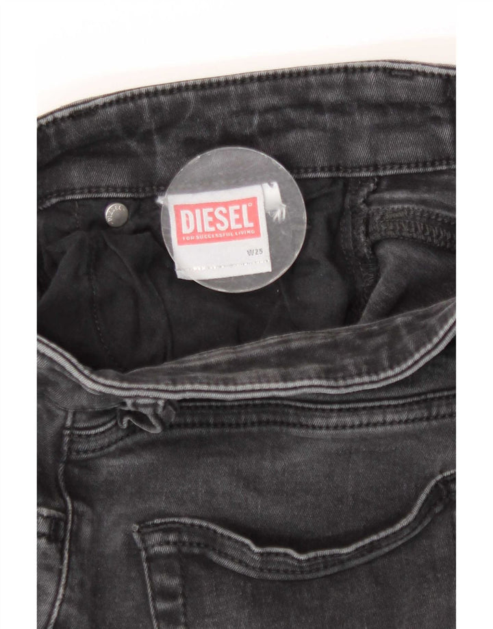 Женские джинсы скинни Diesel W25 L30 Серые