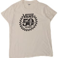 Мужская футболка с рисунком Vans, маленькая белая