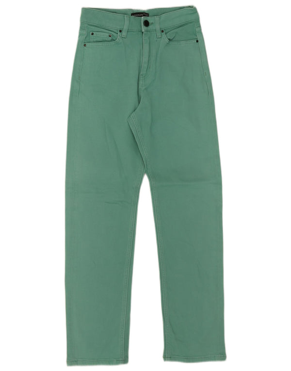 Женские прямые джинсы Marks & Spencer UK 8, маленькие W26 L28, зеленый хлопок