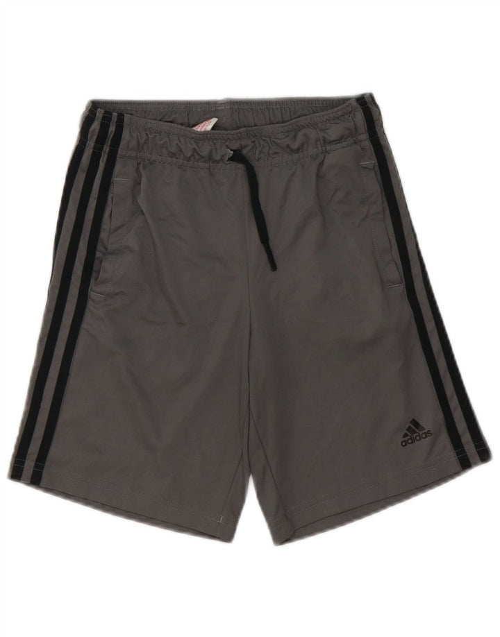Спортивные шорты ADIDAS Aeroready для мальчиков 9–10 лет, серый полиэстер