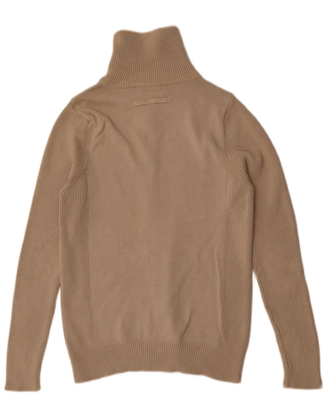 Мужской кардиган Zara, хлопковый свитер среднего бежевого цвета