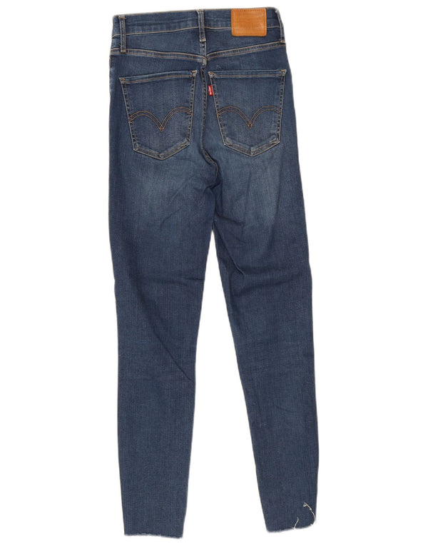 Женские джинсы суперскинни Levi's Mile High W26 L27, синий хлопок