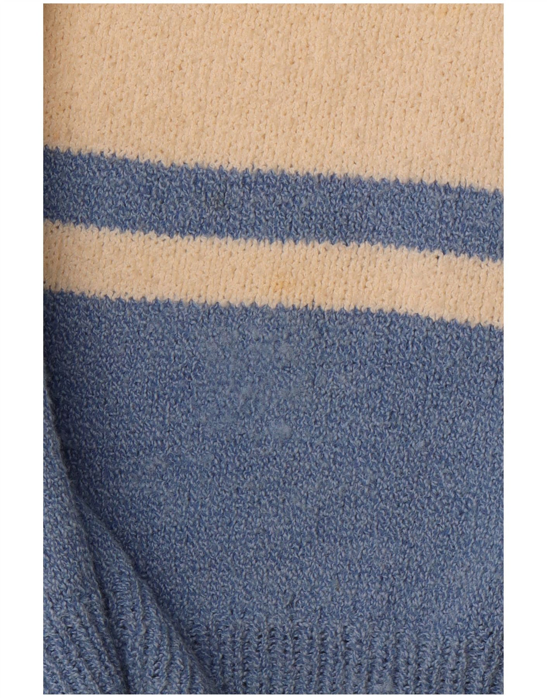 ВИНТАЖНЫЙ мужской джемпер с v-образным вырезом, большой синий цветных блоков