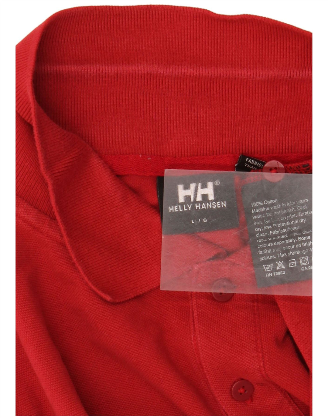 Мужская рубашка поло Helly Hansen, большой красный хлопок