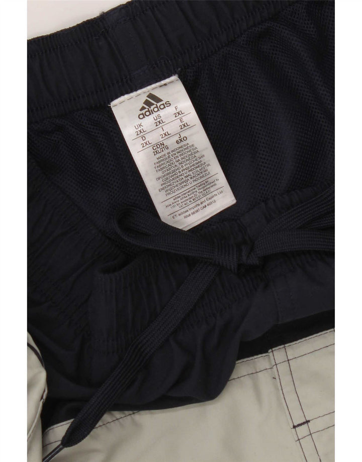 Мужские спортивные шорты Adidas 2XL W42 L5 Разноцветный полиэстер с цветными блоками