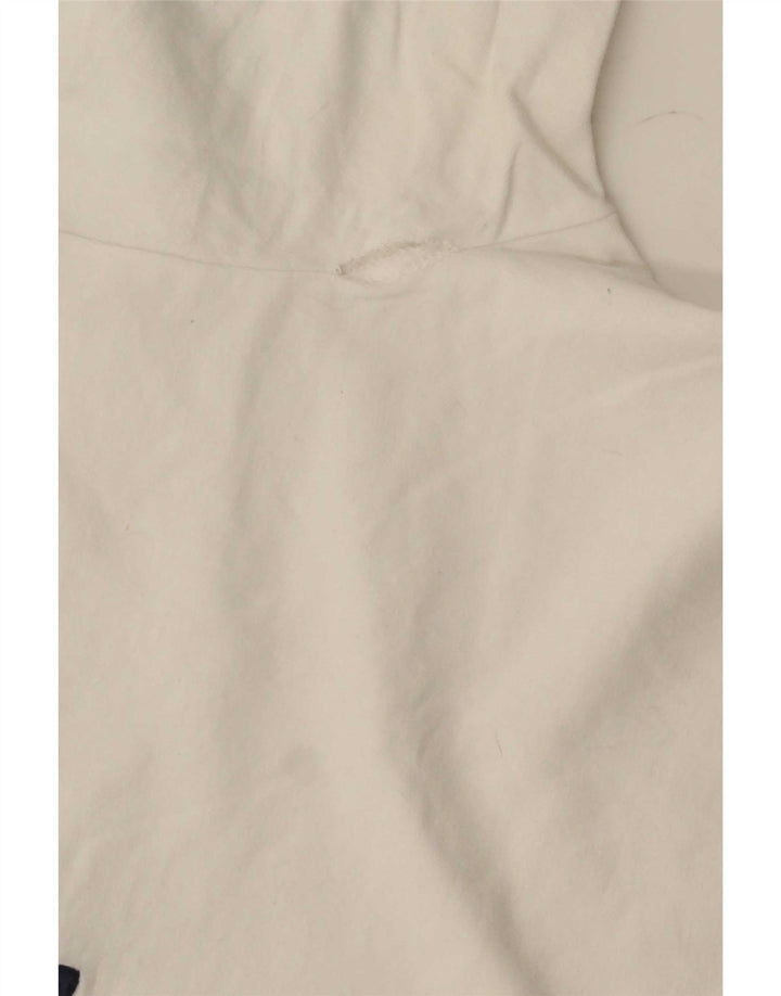 Ellesse Мужская футболка с рисунком Топ среднего размера, белый хлопок